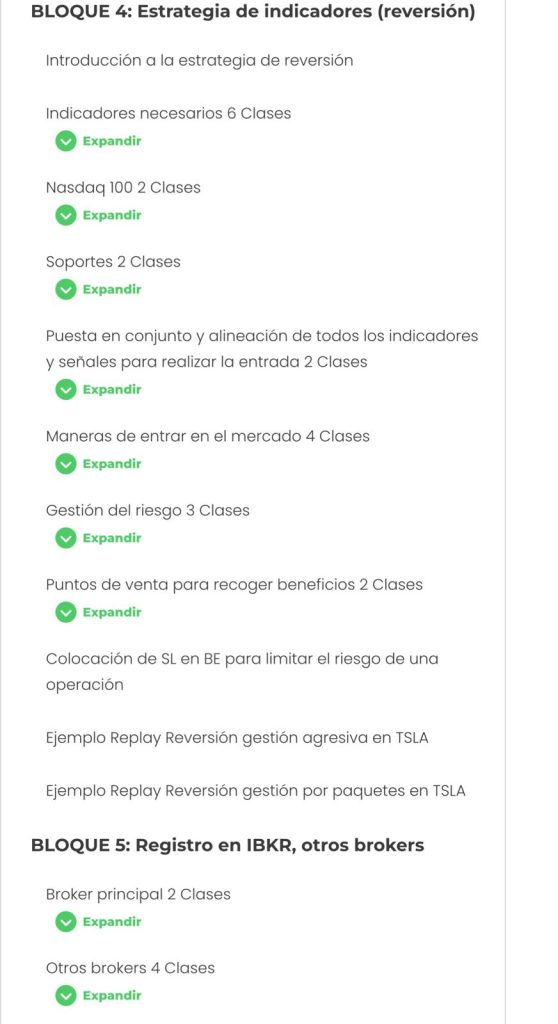 Contenido Tradeando de Enrique Moris