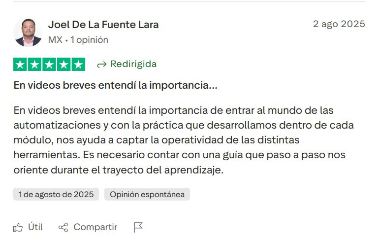 Opinión alumnos Buildt Academy